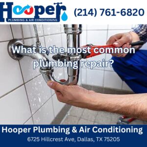 What is the most common plumbing repair