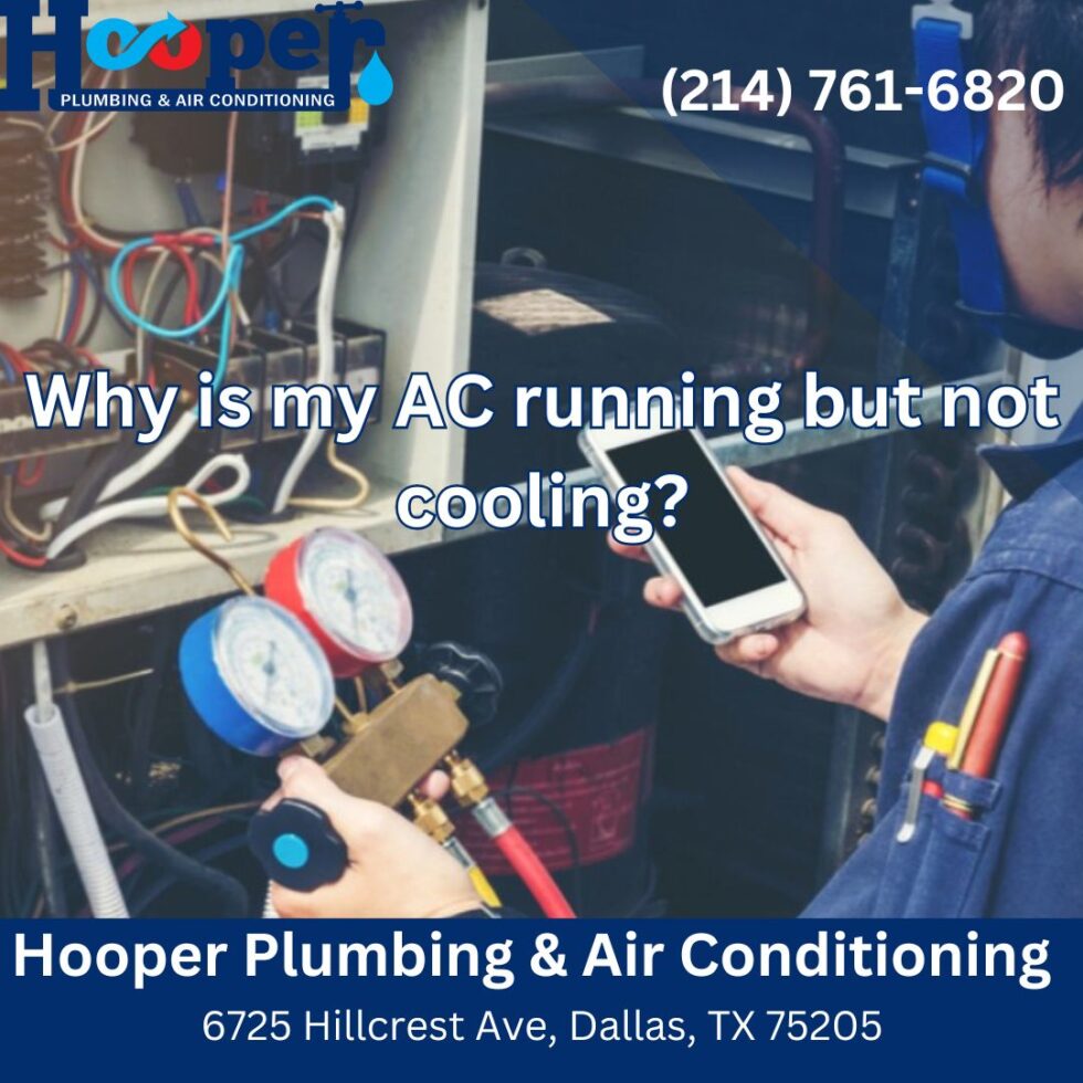 Why is my AC running but not cooling?