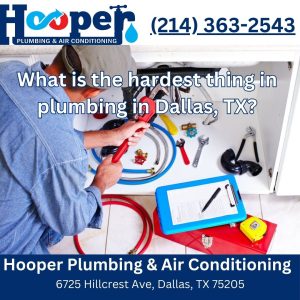 What is the hardest thing in plumbing in Dallas, TX?