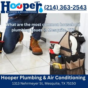 What are the most common household plumbing issues in Mesquite, TX?