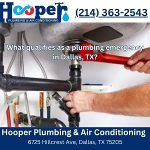What qualifies as a plumbing emergency in Dallas, TX?
