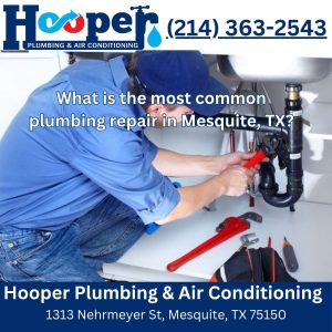 What is the most common plumbing repair in Mesquite, TX?